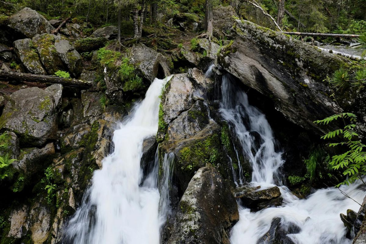 Пермский край. Водопад Хрустальный.